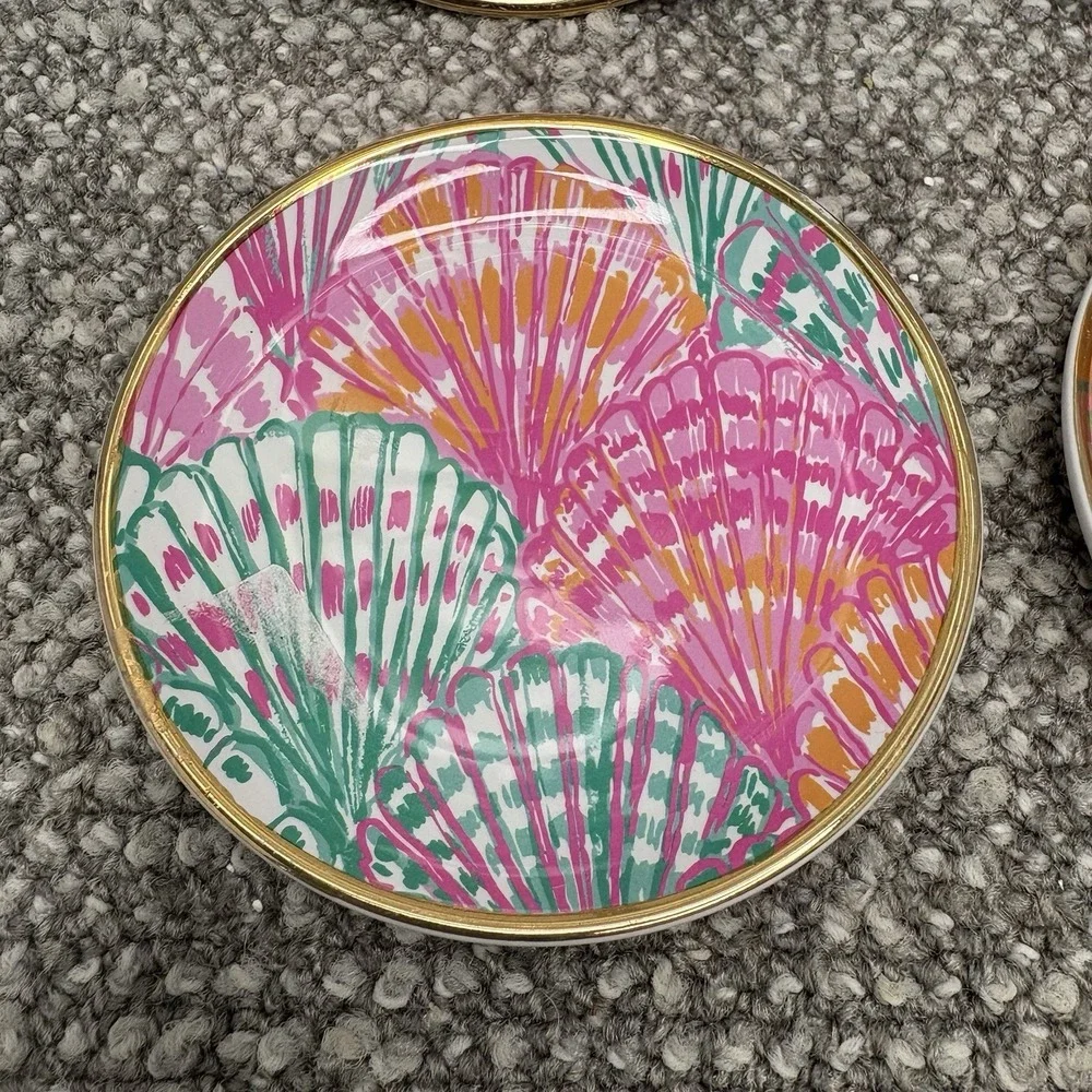 Lilly Pulitzer coasters are